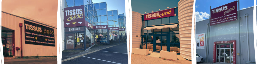 Vos magasins Tissus choc dans lesquelles vous pouvez nous retrouver.

Contactez-nous 