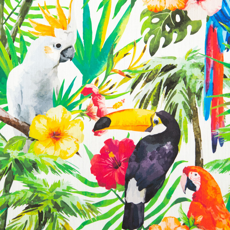 Tissus d'extérieur imprimé Rio rouge
